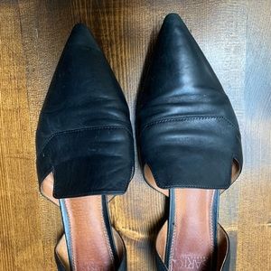 Franco Sarto Leather Pointed Flats
